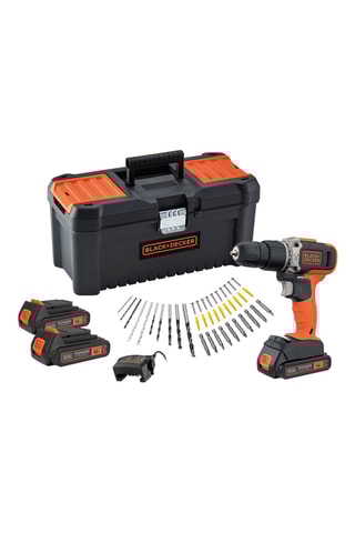 Perceuse à percussion sans fil - 18 V - 40 accessoires