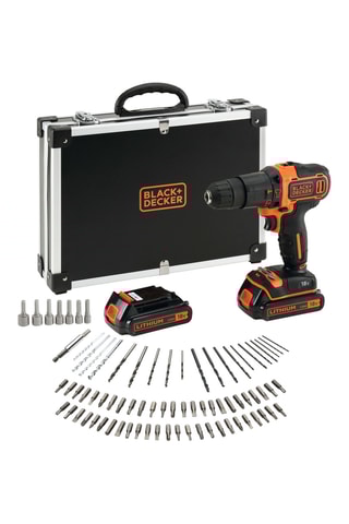 Perceuse-visseuse à percussion sans fil - 18 V - 80 accessoires