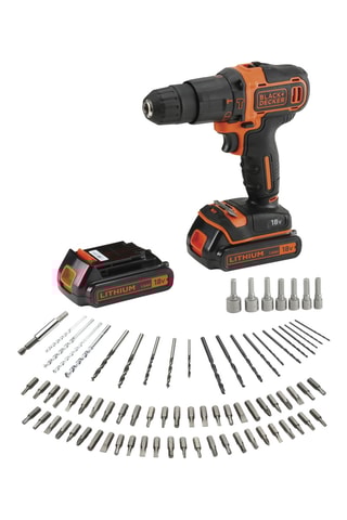 Perceuse-visseuse à percussion sans fil - 18 V - 80 accessoires