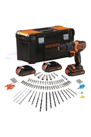 Perceuse-visseuse à percussion sans fil - 18 V - 120 accessoires