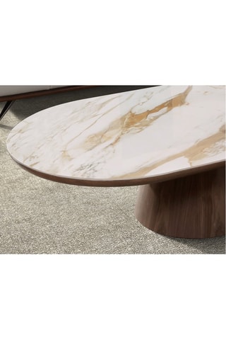 Tavolino in marmo. - 160 x 38 x 80 cm