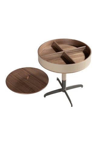 Tavolino in legno di noce - 46 x 50 x 46 cm