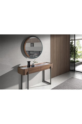 Specchio in legno - 80 x 4 x 80 cm