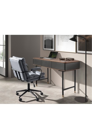 Sedia da ufficio girevole con ruote - 59 x 90 x 52 cm