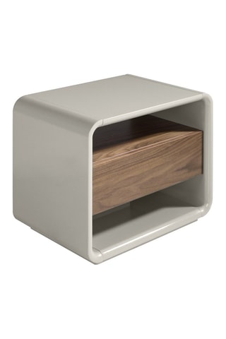 Comodino - Grigio e neutro - 55 x 45 x 40 cm