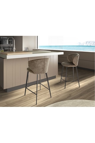 Sgabello - 52 x 48 x 92 cm - Rivestimento in poliestere