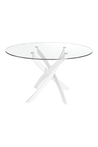 Tavolo da pranzo in vetro - 140 x 75 x 140 cm