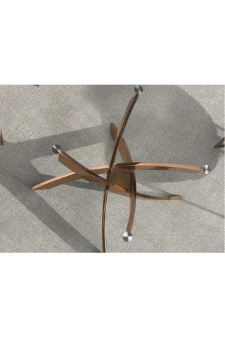 Tavolo da pranzo in vetro - 180 x 75 x 95 cm