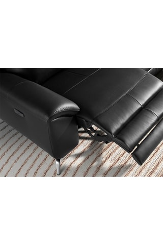 Divano in pelle - Nero