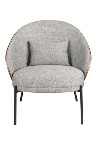 Poltrona - Grigio ed effetto noce