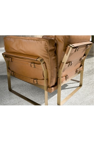 Poltrona - Cammello - Pelle