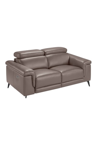 Divano - Marrone - 3 posti - In pelle