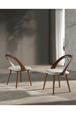 2 sedie in legno - 52 x 100 x 62 cm