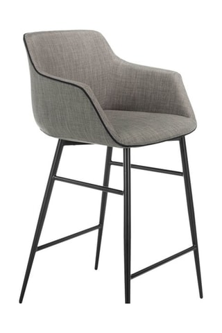 Sgabello da bar - Grigio e nero