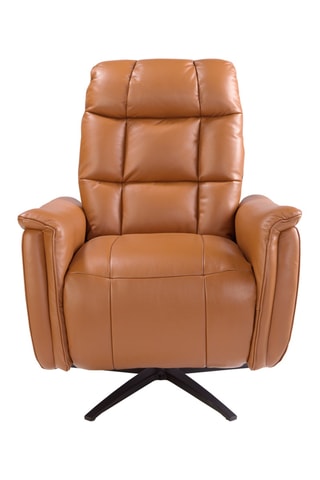 Poltrona - Marrone - In pelle