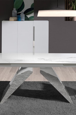 Tavolo allungabile in porcellana - 160/240 x 76 x 90 cm