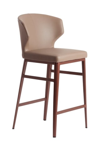 Sgabello - Beige e marrone