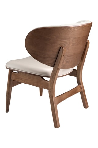 Poltrona - Beige e neutro - Effetto pelle