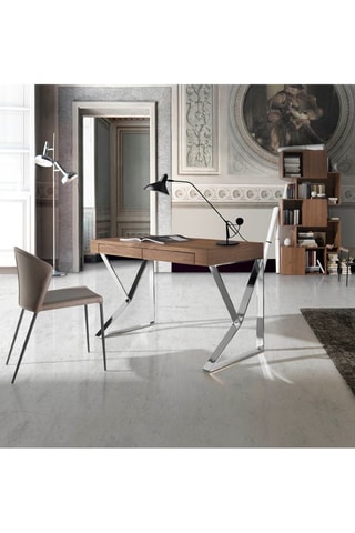 Libreria - Effetto noce - 85 x 40 x 181 cm