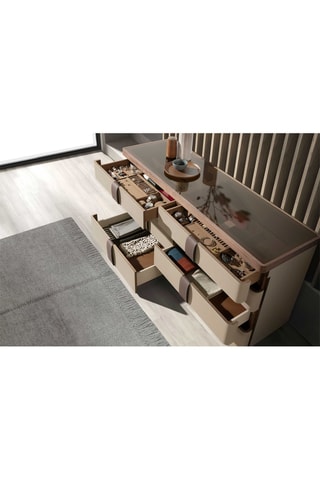 Comò in noce - 160 x 50 x 80 cm