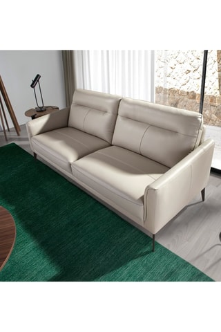 Divano in pelle - Grigio