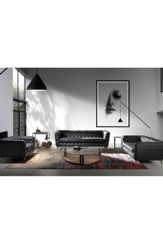 Carrello minibar - Argentato ed effetto noce - 91 x 38 x 74 cm