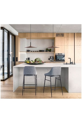 Sgabello da bar - Grigio e nero