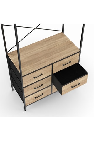 Roupeiro 6 gavetas Iris - 168 x 80 x 40 cm