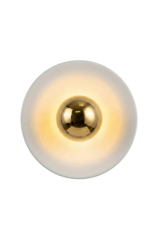 Applique - Bianco e dorato - 8 W