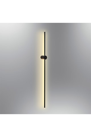 Ledwandlamp - Zwart - 24 W