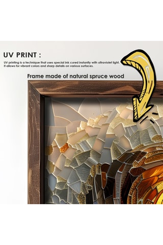 Wanddecoratie - 60 x 120 x 3,5 cm