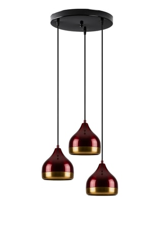 Lampadario - Bordeaux - 3 x 40 W
