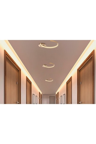 Plafoniera LED Moon - Dorato - 12 W