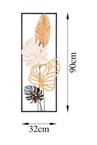 Decorazione da parete - Dorato e nero