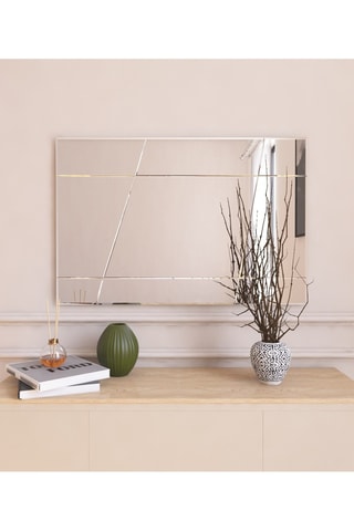 Specchio - 75 x 50 x 2,2 cm - Argentato