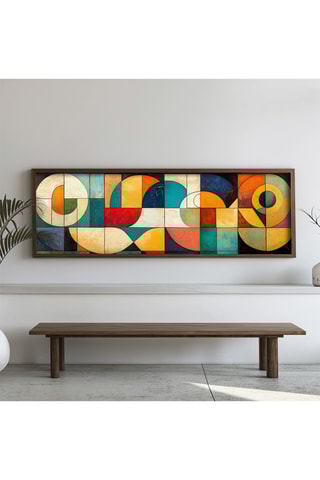 Grenenhouten Wanddecoratie - 40 x 120 x 3,5 cm