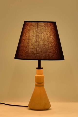 Lampada da tavolo - Nero e beige