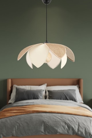 Lampadario - Avorio e nero - 40 W