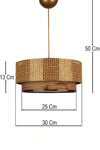 Lampadario - Dorato - 40 W