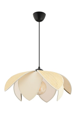 Lampadario - Beige ed ecrù - 40 W