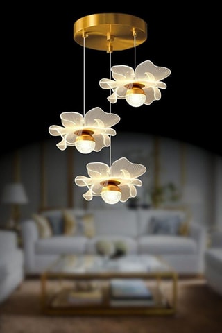 Lampadario LED - Dorato