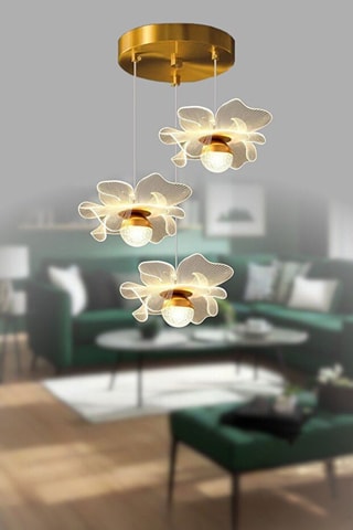 Lampadario LED - Dorato