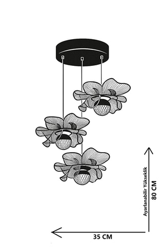 Lampadario LED - Dorato