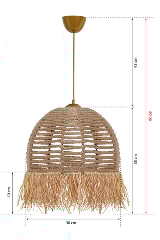 Lampadario - Crema - 60 W