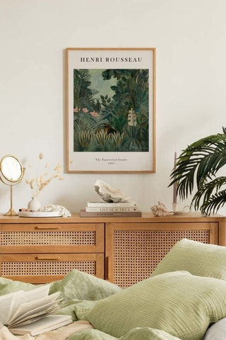 Quadro “The Equatorial Jungle 1909” Henri Rousseau - 33 x 43 cm