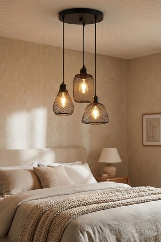 Lampadario - Nero - 3 x 40 W