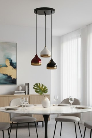 Lampadario - Multicolore - 3 x 40 W