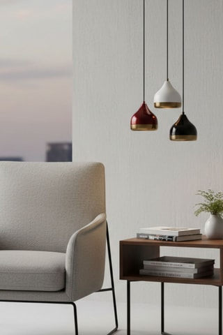 Lampadario - Multicolore - 3 x 40 W