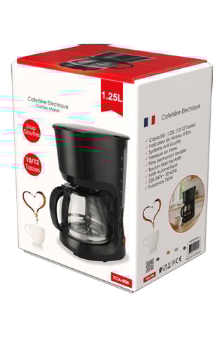 Roestvrijstalen Koffiezetapparaat - 1,25 l - 750 W