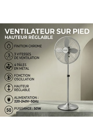 Staande Ventilator - 50 W